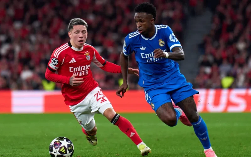 القنوات الناقلة لمباراة ريال مدريد وبنفيكا في إياب ملحق دوري أبطال أوروبا 2025-2026